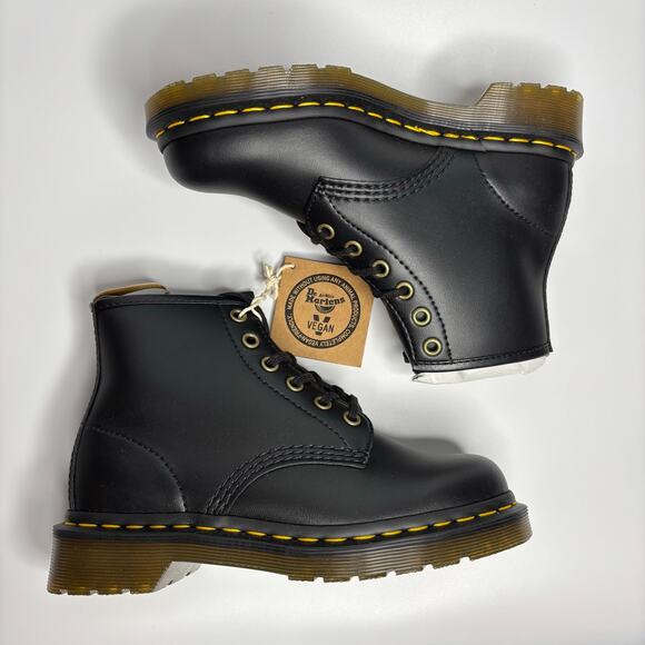 Dr. Martens Vegan 101 Felix Ankle Boots in Black - Picture 8 of 9